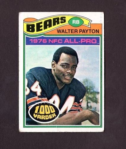 1977 Topps # 360 Walter Payton fair condition Chicago Bears SHIPPING IS FREE