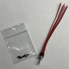 1:25 Scale Pre-Wired Mallory 9 Wire Distributor W Red Wires LBR Model Parts