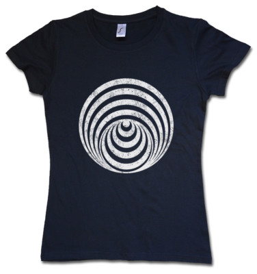 HYPNO CIRCLE I WOMEN T-SHIRT Spiral Labyrinth Mystic Hypnotic Esoterik Circle