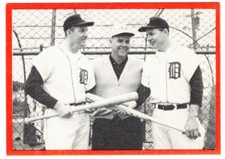 1983 Al Kaline Story card #22 Al Kaline Jim Campbell Norm Cash-1962  (ex-mt)   A