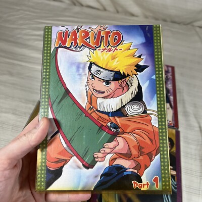Naruto Box Set Part 1, 2, 4, 5 DVD Multi-Disc Set Original English