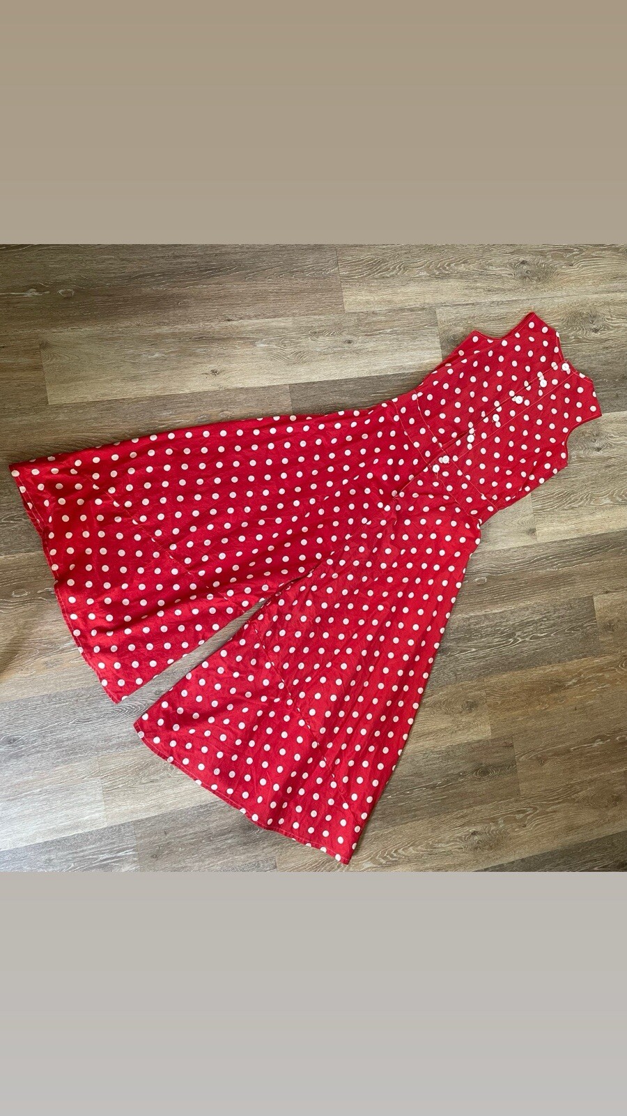 1920s 1930s Cotton Beach Pajamas 20s 30s Jumpsuit - image 3