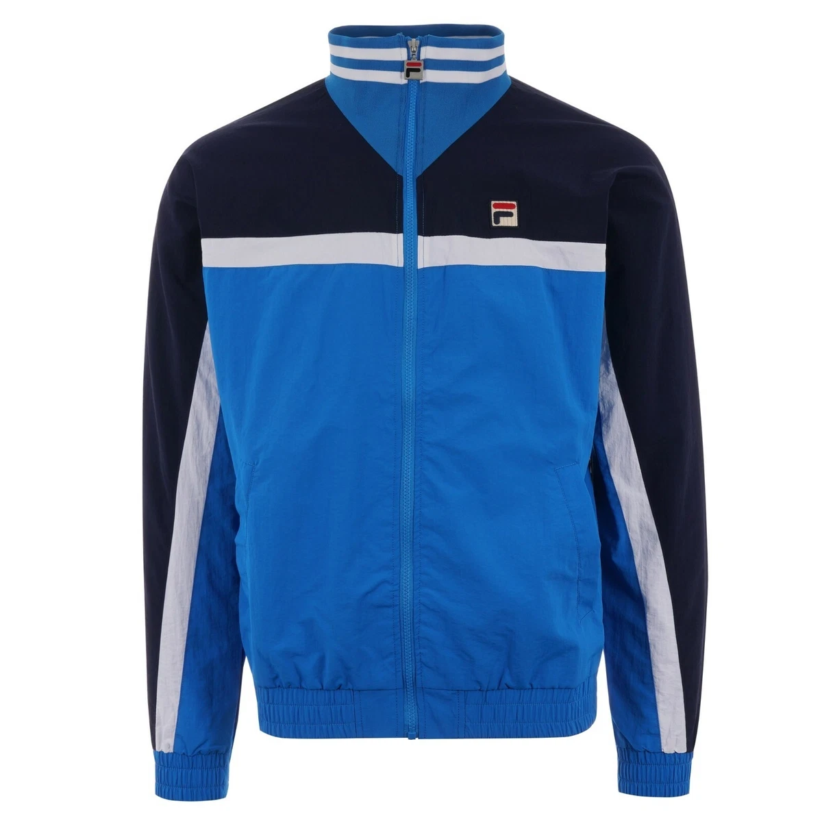 Blue fila jacket clearance