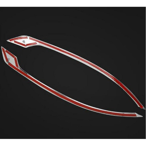 Rear Tail Fog Light Lamp Cover Trim Strip ABS Chrome For Volvo XC60 2018-2020 - Picture 4 of 4