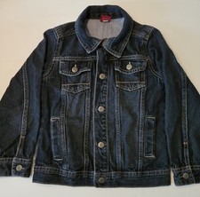 Arizona Classic Denim Jacket Girls Youth Size 6Y Pockets 100 Cotton