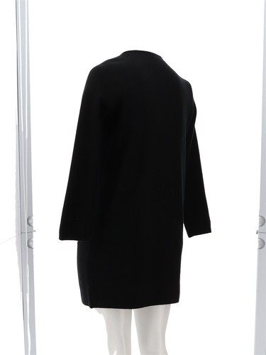 IMAN Global Chic Open-Front Sweater Coat Solid BLACK PXL NWOT (513) - Picture 4 of 8
