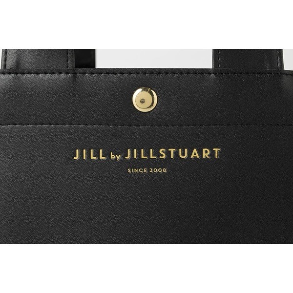 JILL by JILLSTUART Smooth frilled tote bag BLACK 7 seven limited 2022