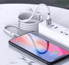Magnetic Phone Fast Charger Cable Magnetic Absorption Nano Data Cord Retractable