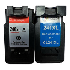 Ink Cartridges 240XL 241XL for Canon PG 240 CL 241 XL Black Color Combo Pack