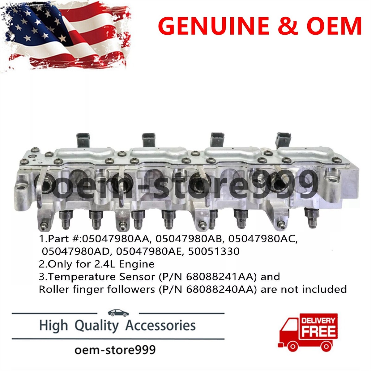 Genuine for Mopar 14-23 JEEP RAM DODGE CHRYSLER FIAT Multiair