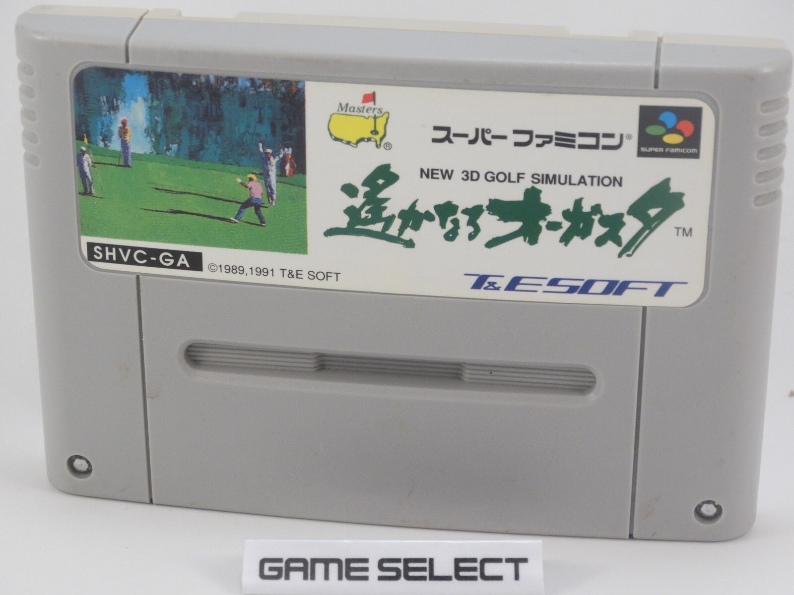 HARUKANARU AUGUSTA 1 GOLF NINTENDO SUPER FAMICOM SNES JAPONAISE ORIGINALE
