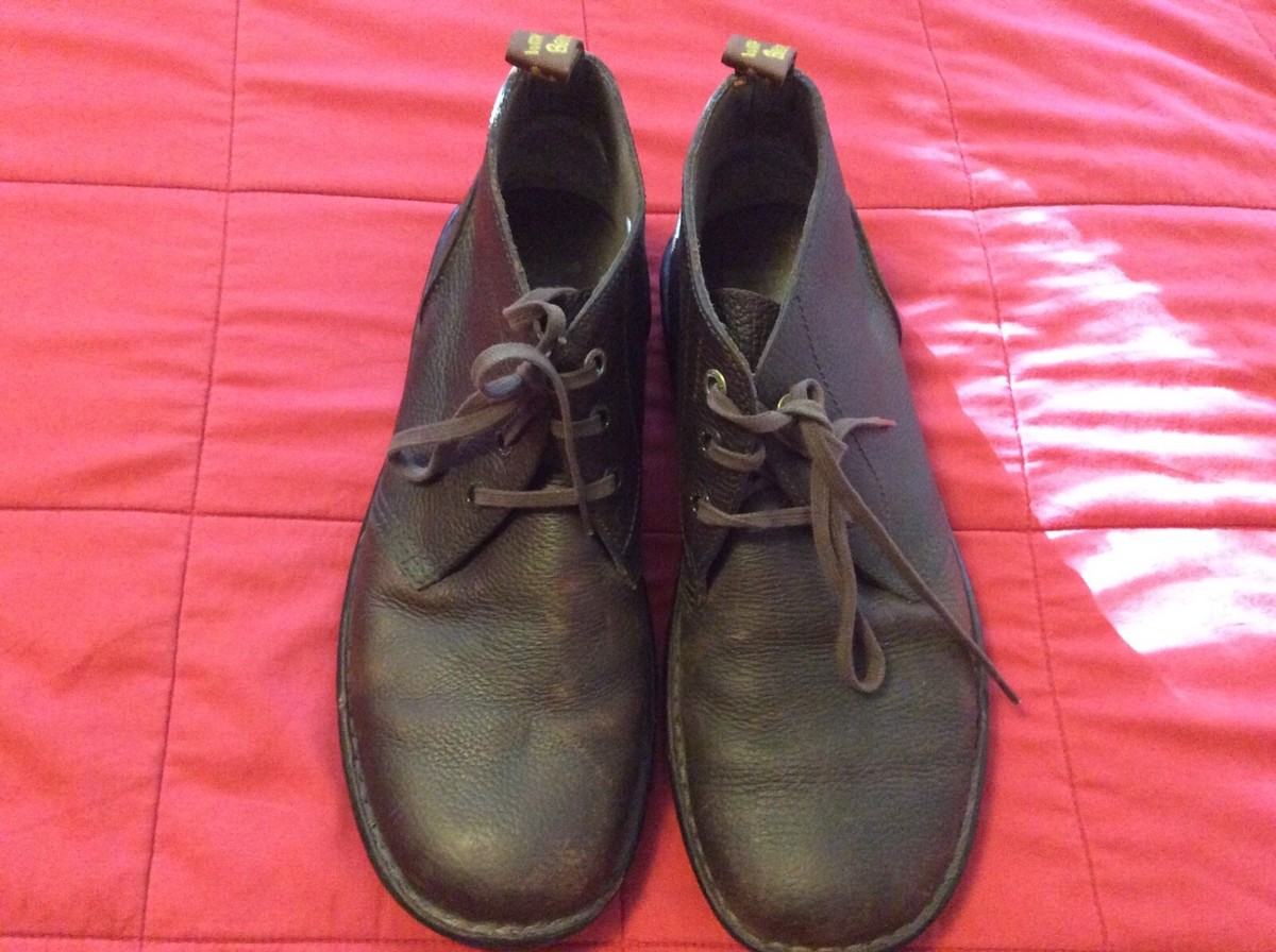Dr. MARTENS SUSSEX Air Wair Leather Mens Size 8 Chukka Ankle Boots Doc Amazon.com: Dr. Martens Work Sussex Dark Brown Bear Track UK  main image 2