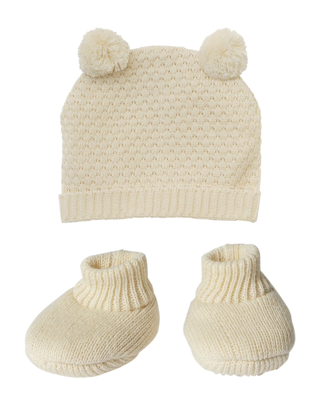Heless 4801 Doll Clothes Made of 100% Organic Cotton, 2-Piece Knitting Set with