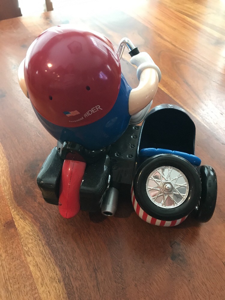 M&M's FREEDOM RIDER MOTORCYCLE Candy Dispenser Vintage (CN) | eBay