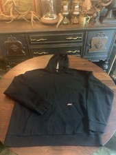 Genuine Dickies Drawstring Hoodie Men's 2XL XXL Long Sleeve Black Cotton Blend