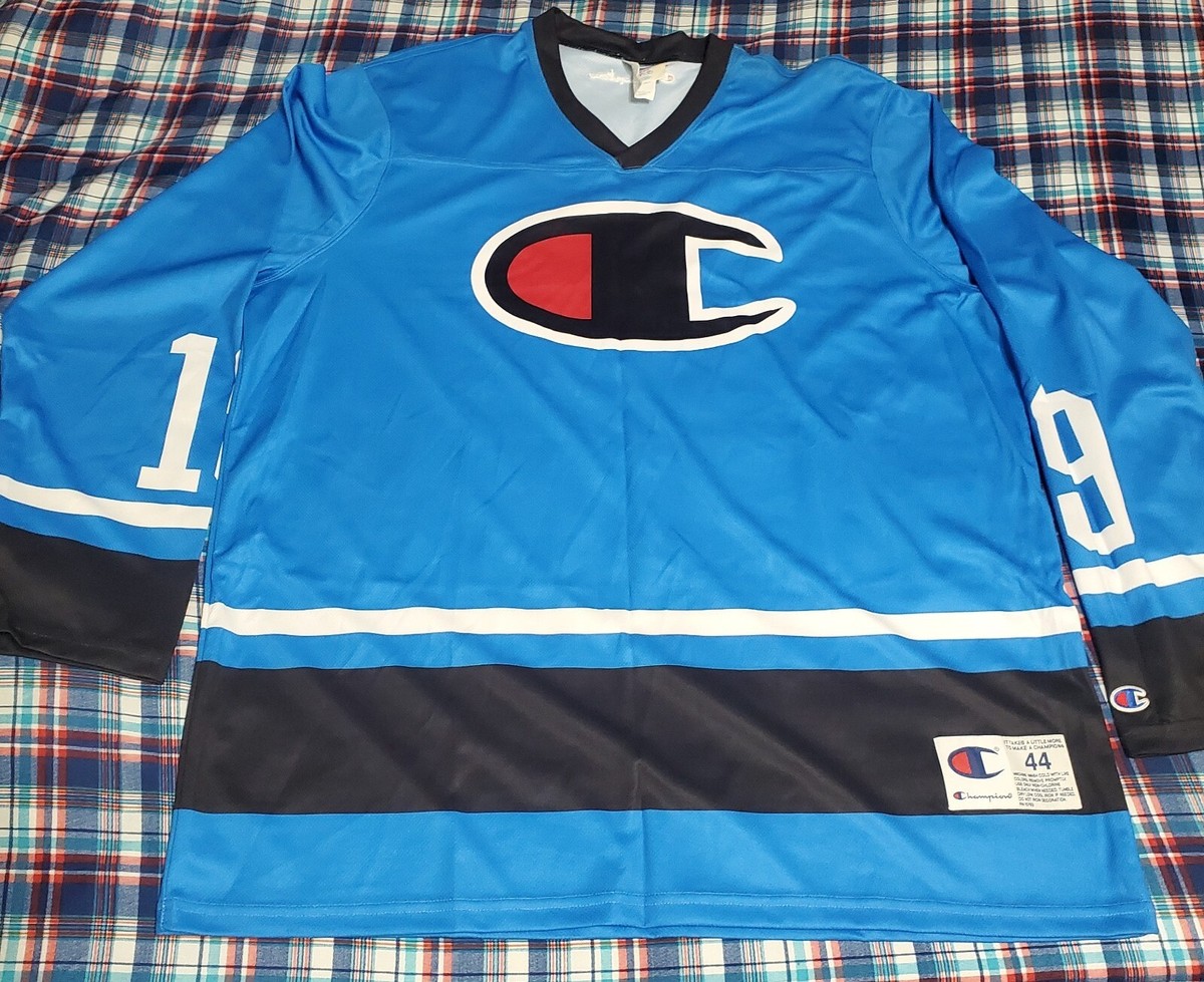 Champion Long Sleeve Hockey Jersey Mens Sz Large (44) | eBay Champion Long Sleeve Hockey Jersey Mens Sz Large (44) | eBay