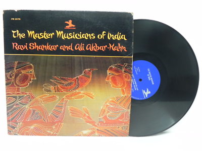 Ravi Shankar & Ali Akbar Khan Classical Instrumental LP Record Rare 1964 Indian