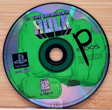 THE INCREDIBLE HULK PS1 PLAYSTATION 1 GAME DISC ONLY