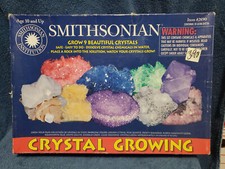 Smithsonian Crystal Growing Kit 9 Crystals 2890 Not Complete - AZ225