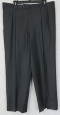 Mens Brioni Super 150 Wool Dress Pants Pleated Gray Size 36R 37x28  2 in Cannes