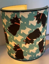 Scottie Dog, Elvie Zell Night Light, Black, White, Blue, Red, Bulb Not Included