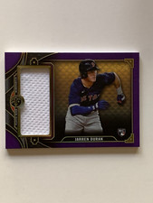 JARREN DURAN - 2022 TOPPS TRIPLE THREADS JUMBO RELIC ROOKIE RC AMETHYST /36