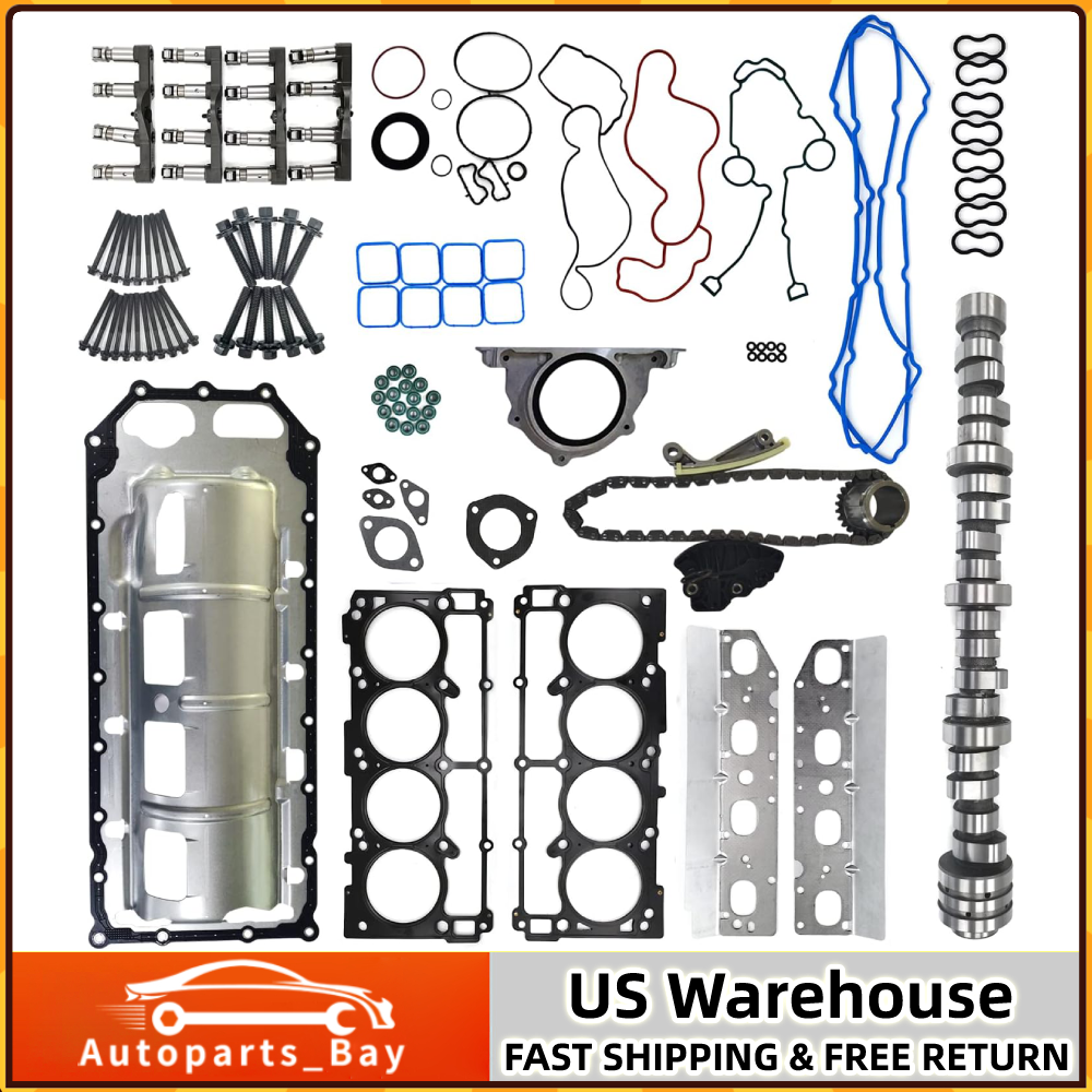 Dodge Ram 1500 5.7L Hemi Camshaft Lifters MDS Gaskets Timing Chain Kit