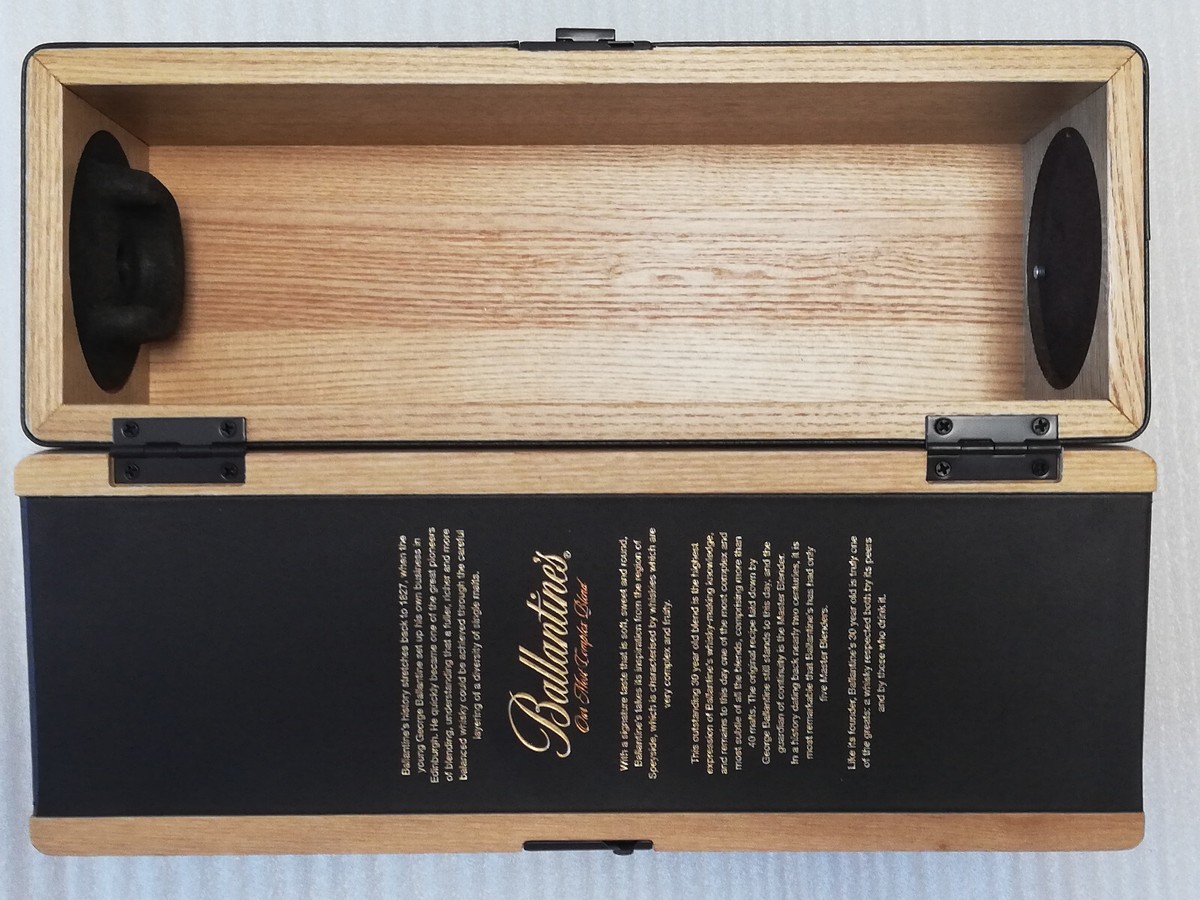 Ballantine's Scotch Whisky Aged 30 Years Empty Wooden Box | eBay