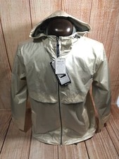 Womens New Charles River New EnglÄnder Xl Rain Jacket W/hoodie Ivory Color Nwt