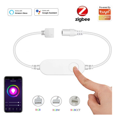 5-24V Tuya Zigbee RGBW RGB RGB+CCT Led Stripe Controller kompatibel Alexa Google