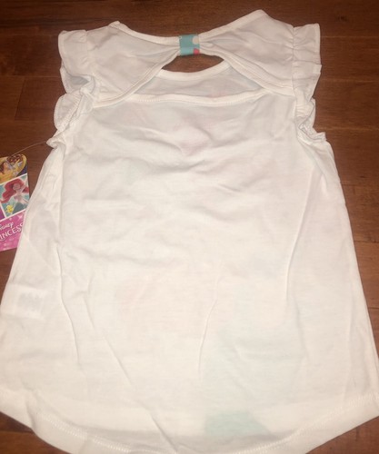Disney Princess The Little Mermaid Ariel Shirt & Shorts Outfit Set New Size 6 - Picture 7 of 7