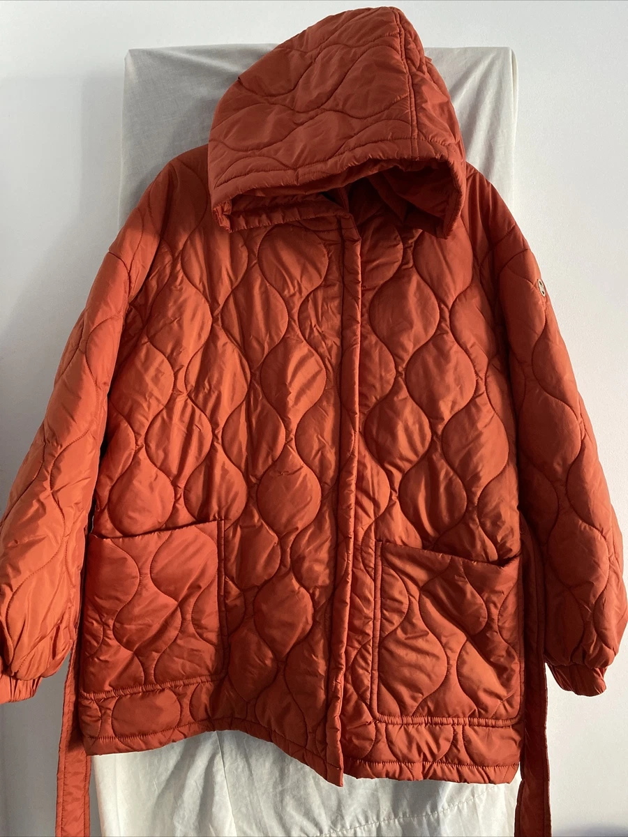 Michael kors burnt red jacket deals
