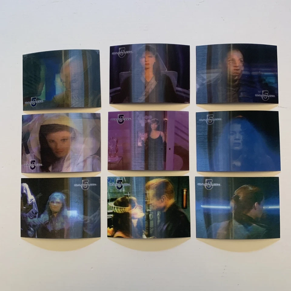 Complete Babylon 5 Chase Insert Lenticular Complete Set W1-W21 - Image 2 of 4
