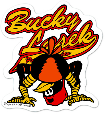 Powell Peralta Bucky Lasek Stadium skateboard Sticker 3.5''