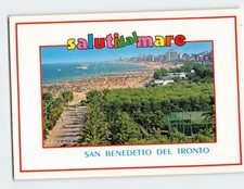 Postcard Panoramic View San Benedetto Del Tronto Italy