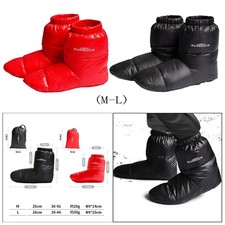Sleeping Bag Accessories Duck Down Slippers Camping Out Soft Sock Unisex