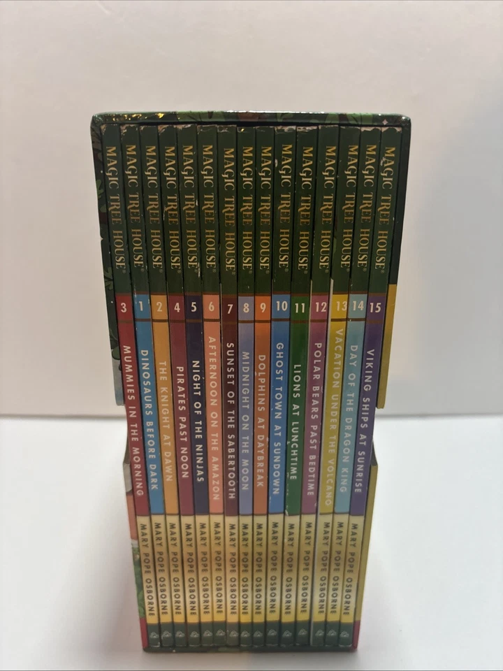 Preowned Magic Tree House Collection 1: 1-15 Book Box Set by Mary Pope Osborne - Image 2 of 4