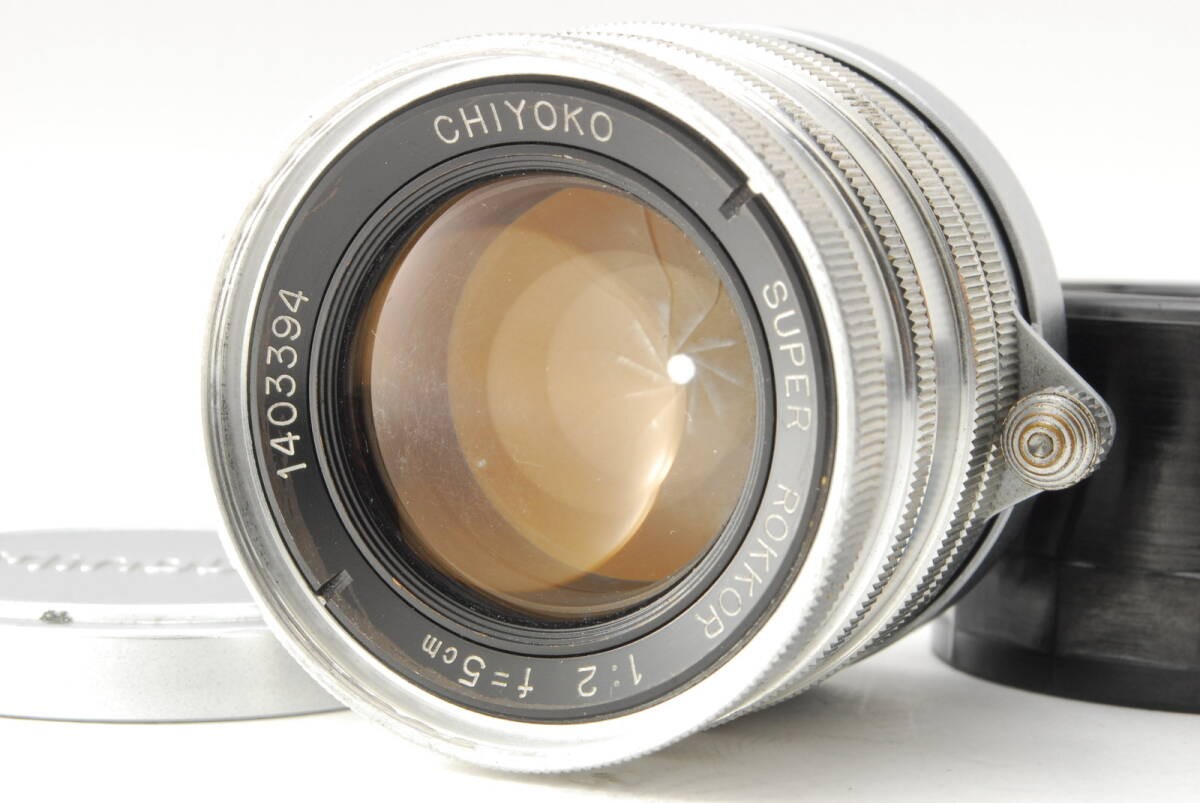 SUPER ROKKOR 5cm F2.8　フード付き SUPER ROKKOR 5cm F2.8 フード付き Chiyoko Super Rokkor 5cm f2