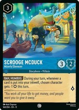 x4 Scrooge McDuck - Miserly Ebenezer - 160/204 - Common Lorcana DLC11 Winterspel