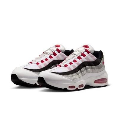 MENS NIKE AIR MAX 95 BIG BUBBLE PREMIUM WHITE/COMET RED IB7862-100-SIZE 6