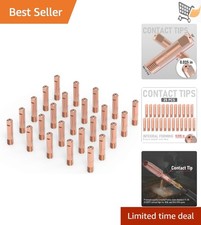 25-Pk MIG Welding Contact Tips 0.035 Copper for Lincoln Tweco MIG Guns
