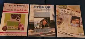 Scrapbooking Large Books Lot 3-Various Authors-Great Condition-100% for Charity