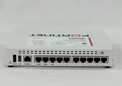 Fortinet FortiGate 60E Next Generation Security Firewall 10x GE RJ45 DMZ WAN