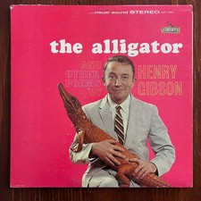HENRY GIBSON / THE ALLIGATOR + OTHER POEMS ~ VINYL LP (1962) LIBERTY LST 7261