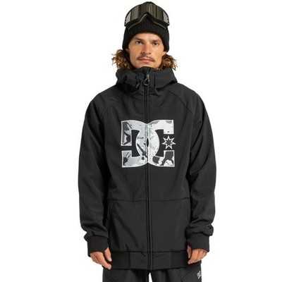 DC Spectrum Herren-Skijacke Snowboardjacke urbane Schnee-Jacke Jacket Schwarz
