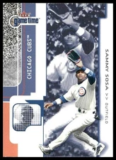 2001 Fleer Game Time #25 Sammy Sosa Chicago Cubs
