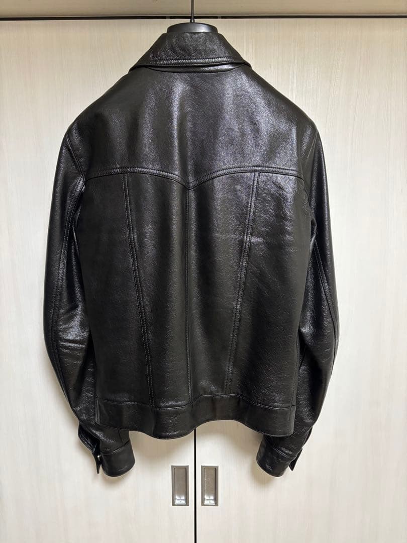 16SS Show Sample Saint Laurent Paris Leather Jacket Blouson image 4