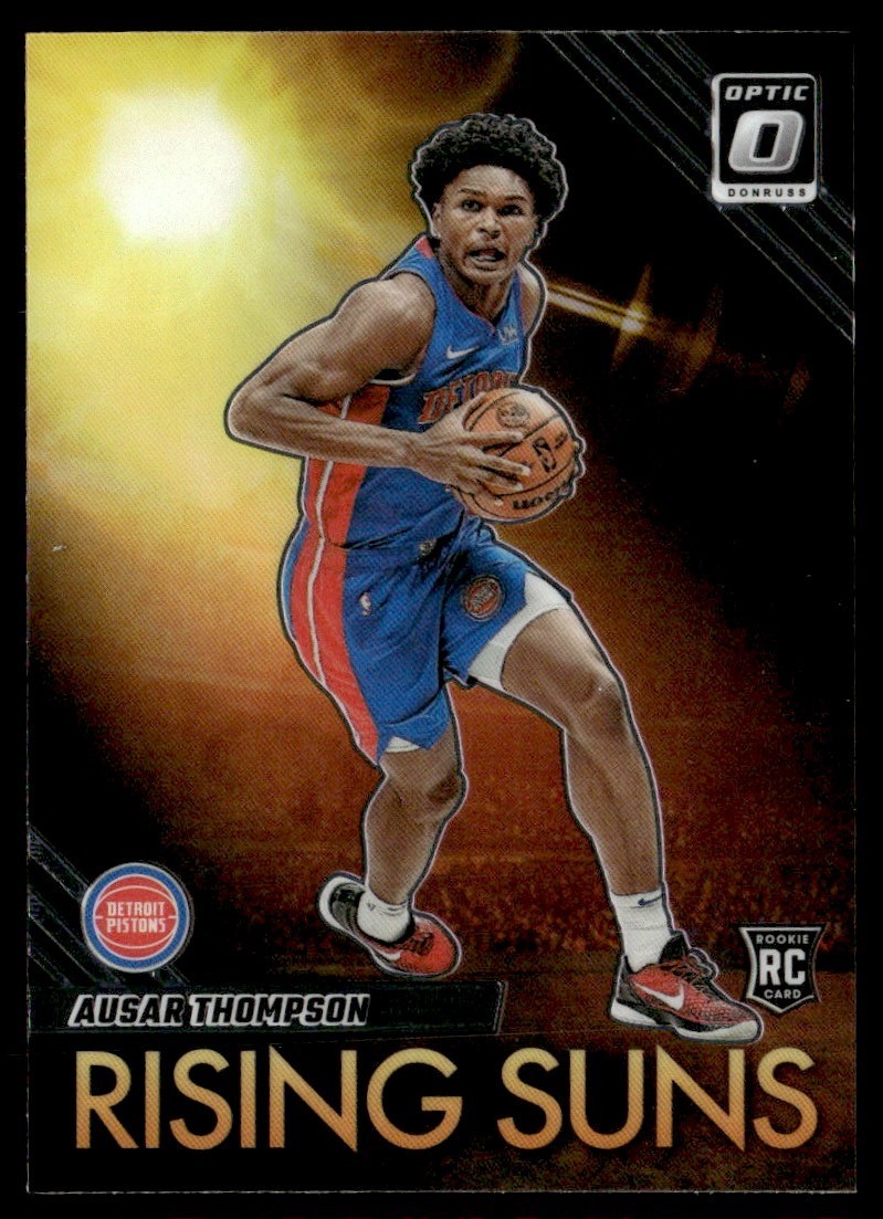 2023-24 Donruss Optic Rising Suns Ausar Thompson Rookie Detroit Pistons #9