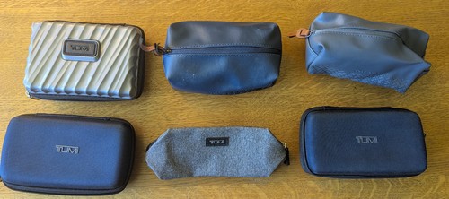 Six small toiletry kits (business class quality)