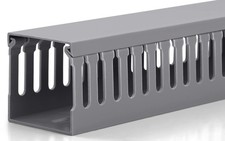2x2in Server Rack Cable Management Raceway, Cable Duct Kit, Electrically Safe...